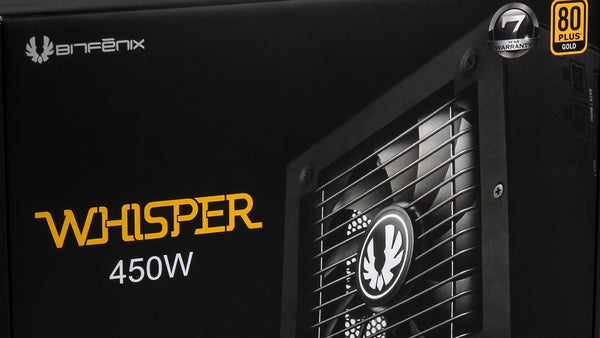 BITFENIX WHISPER 450W GOLD FULLY MODULAR