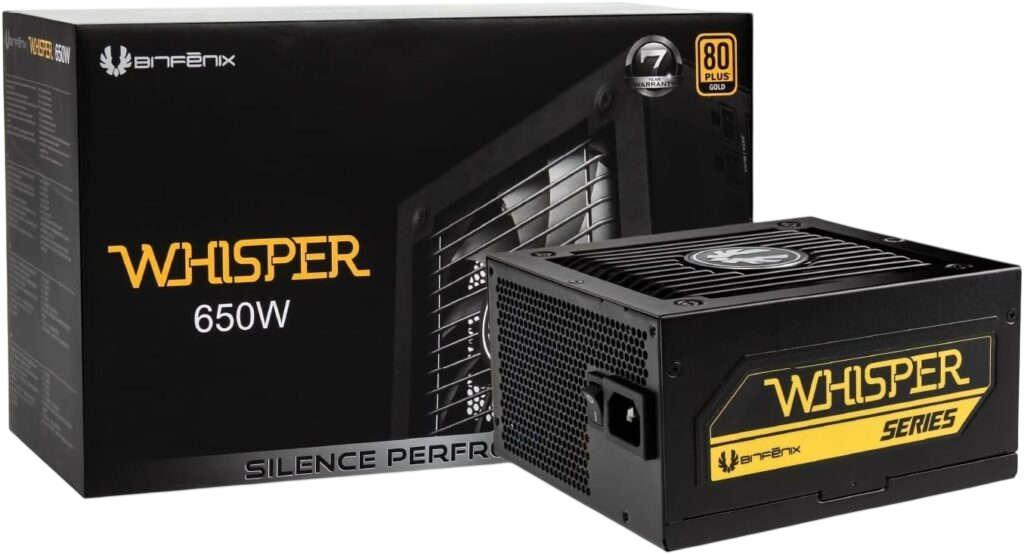 BITFENIX WHISPER 650W GOLD FULLY MODULAR