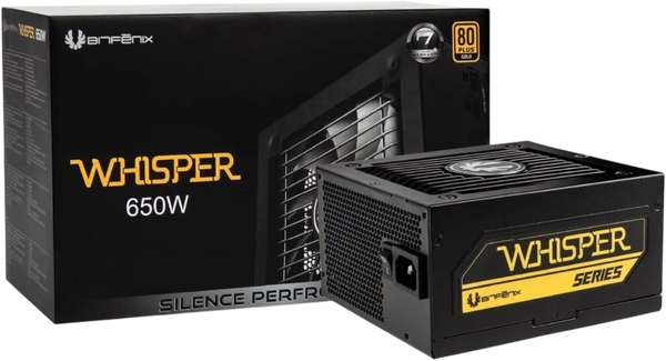 BITFENIX WHISPER 650W GOLD FULLY MODULAR