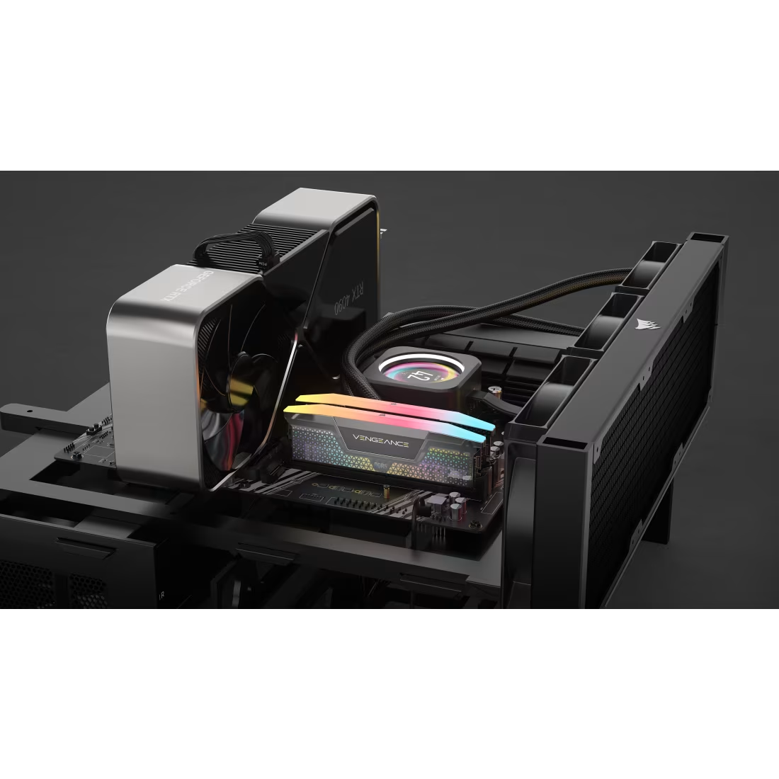 CORSAIR VENGEANCE RGB CUDIMM 48GB (2x24GB) DDR5 7000MHz CL36 - CHROME