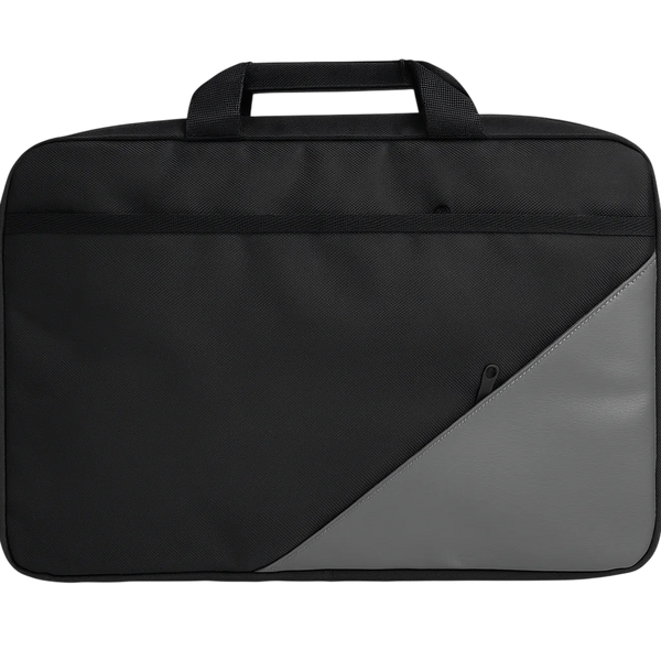 BLACK AND GREY LAPTOP HANDBAG 15.6"