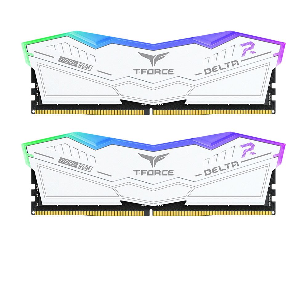 TFORCE DELTA RGB 16GB (2X8GB) DDR5 6000MHz CL38 - WHITE