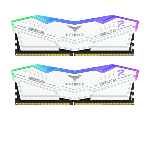 TFORCE DELTA RGB 16GB (2X8GB) DDR5 6000MHz CL38 - WHITE