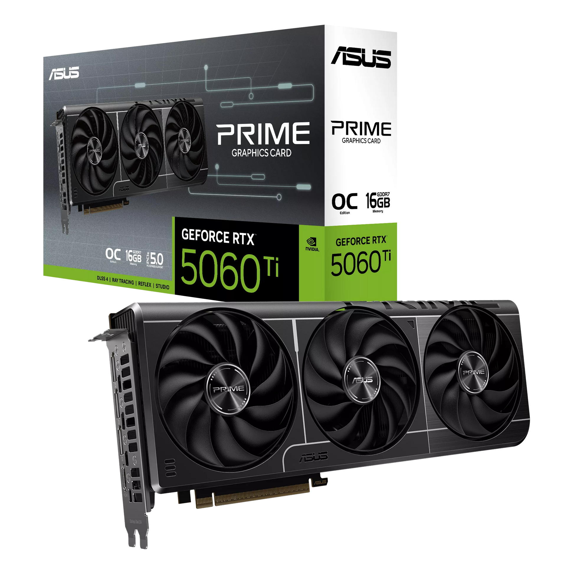 ASUS GEFORCE RTX 5060 TI 16GB PRIME OC EDITION