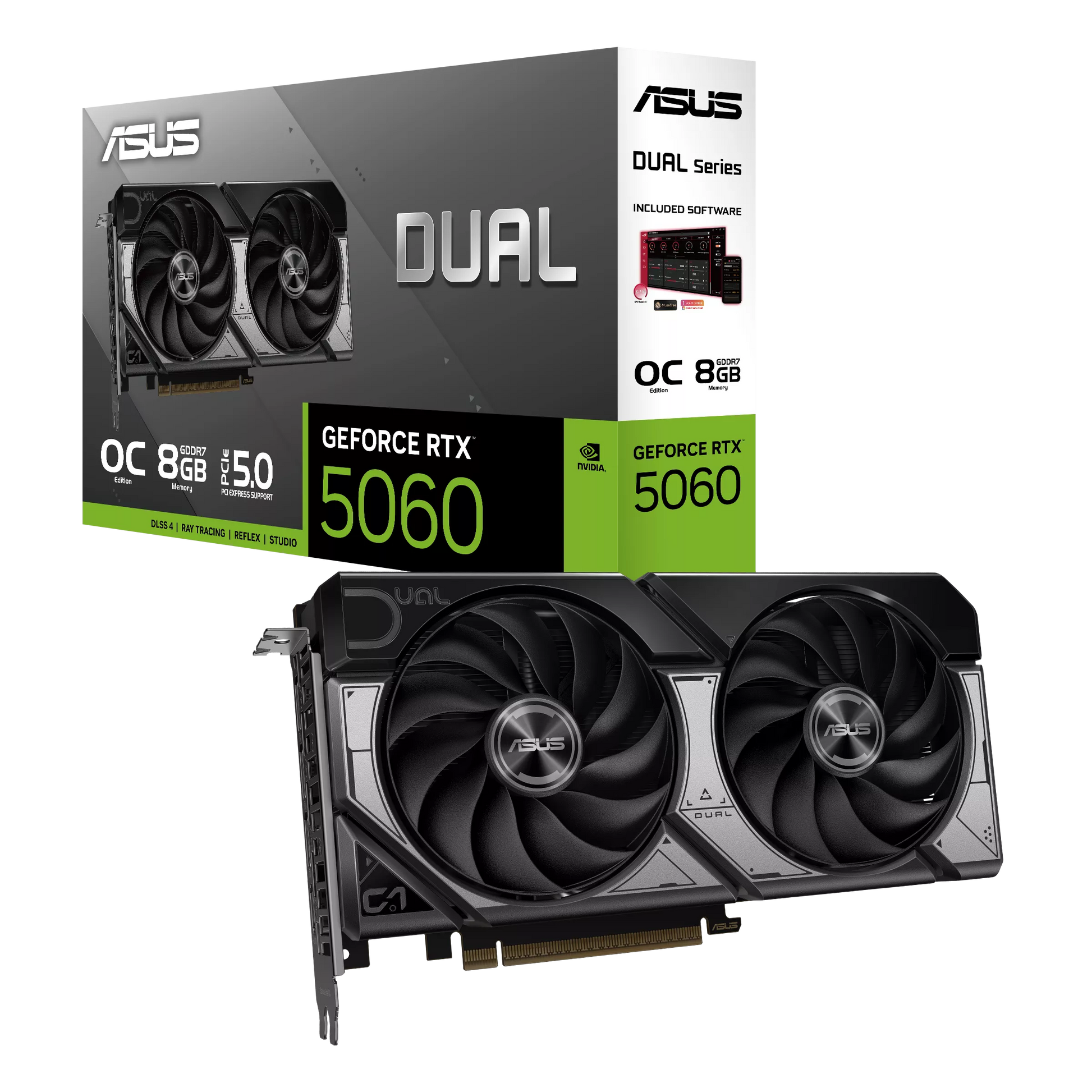 ASUS GEFORCE RTX 5060 8GB DUAL OC EDITION