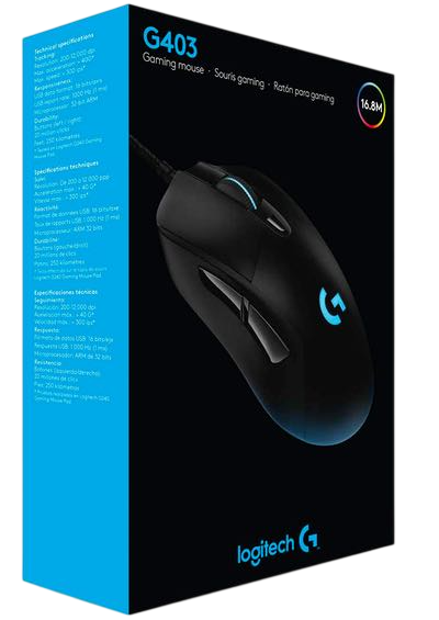 LOGITECH G403 HERO WIRED - BLACK
