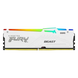 KINGSTON FURY BEAST RGB 16GB DDR5 6000MHz CL36 - WHITE
