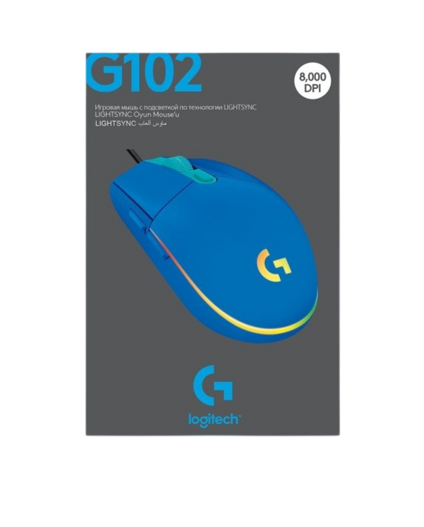 LOGITECH G102 LIGHTSYNC RGB WIRED - BLUE