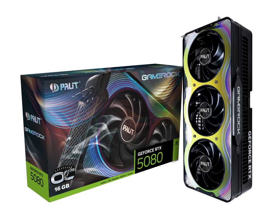 PALIT GEFORCE RTX 5080 16GB GAMEROCK OC EDITION
