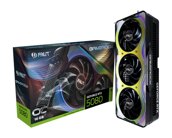 PALIT GEFORCE RTX 5080 16GB GAMEROCK OC EDITION