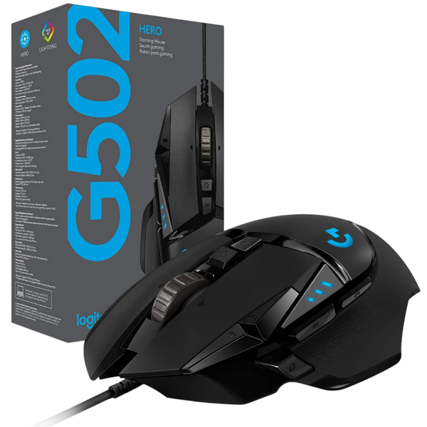 LOGITECH G502 HERO WIRED - BLACK