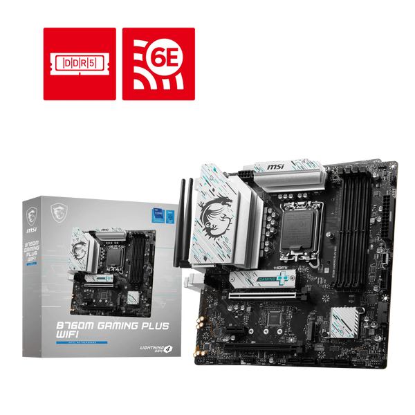 MSI B760M GAMING PLUS WIFI - INTEL LGA 1700 DDR5