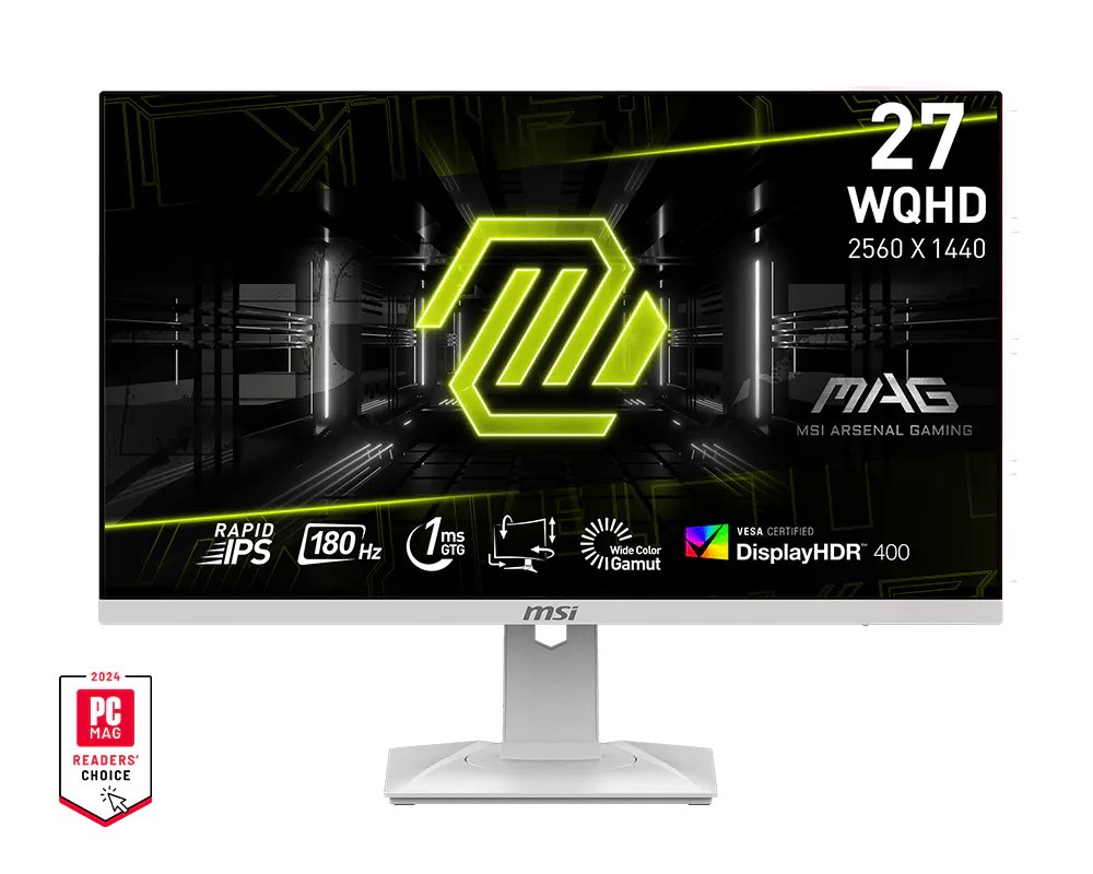 MSI MAG 274QRFW 27" WQHD 180HZ 1MS RAPID IPS PANEL