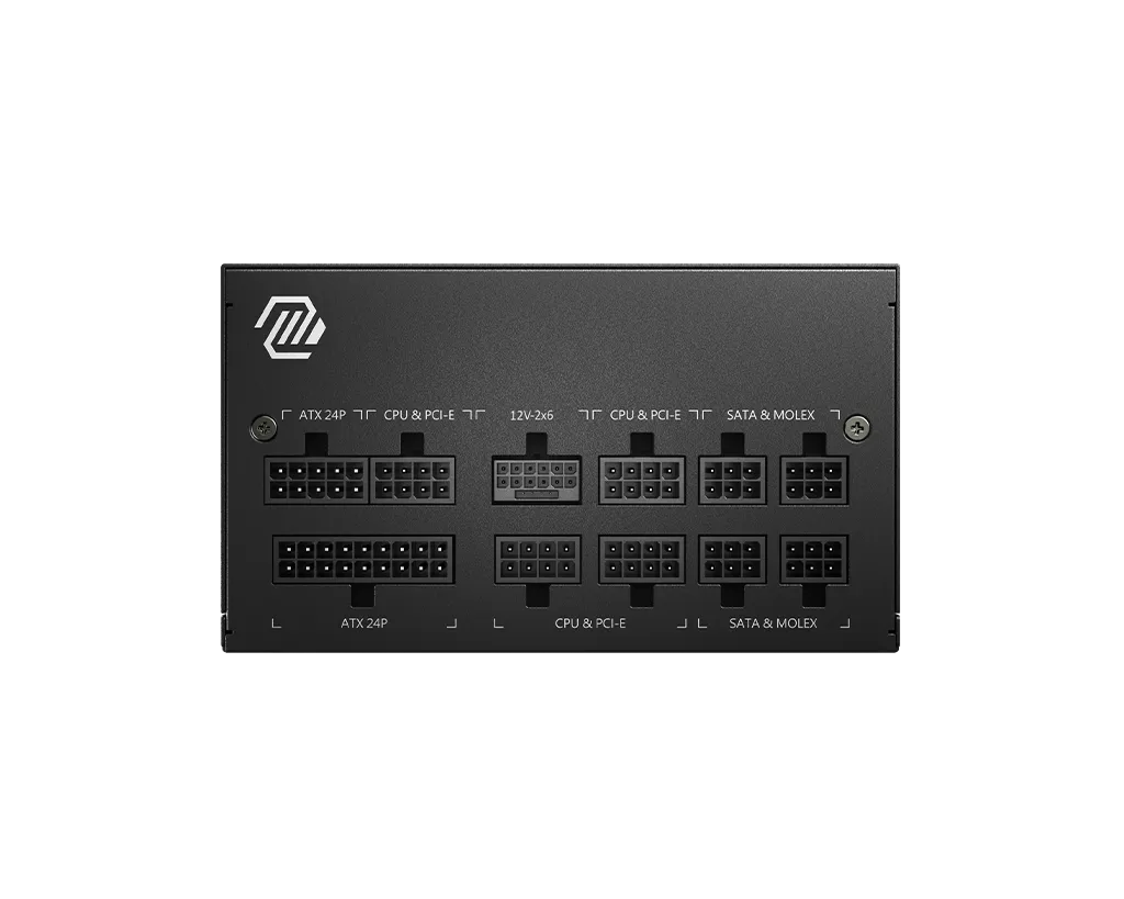 MSI MAG A850GL PCIE5 850W 80 PLUS GOLD ATX 3.1 FULLY MODULAR - BLACK