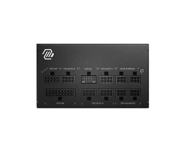 MSI MAG A850GL PCIE5 850W 80 PLUS GOLD ATX 3.1 FULLY MODULAR - BLACK