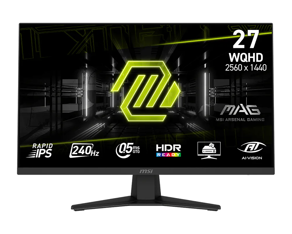 MSI MAG 274QF X24 27" WQHD 240HZ 0.5MS RAPID IPS PANEL