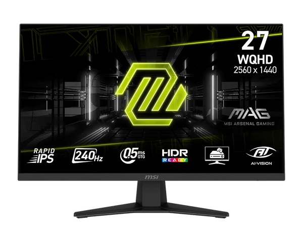 MSI MAG 274QF X24 27" WQHD 240HZ 0.5MS RAPID IPS PANEL