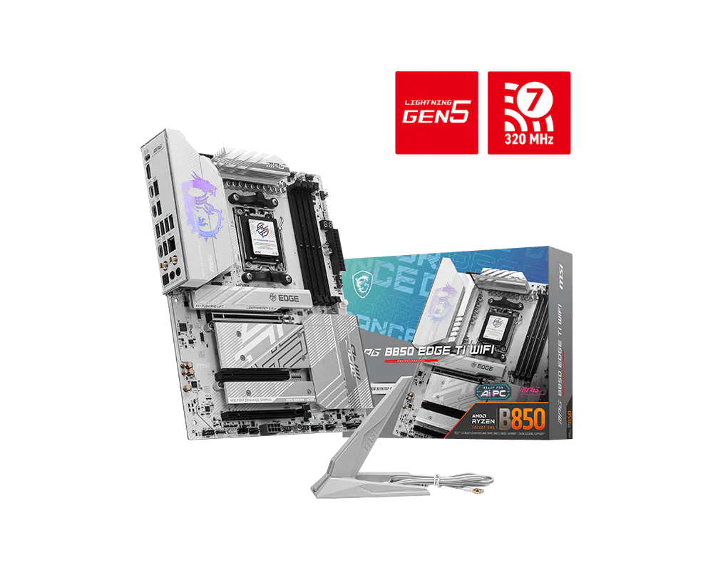 MSI MPG B850 EDGE TI WIFI - AMD AM5 DDR5