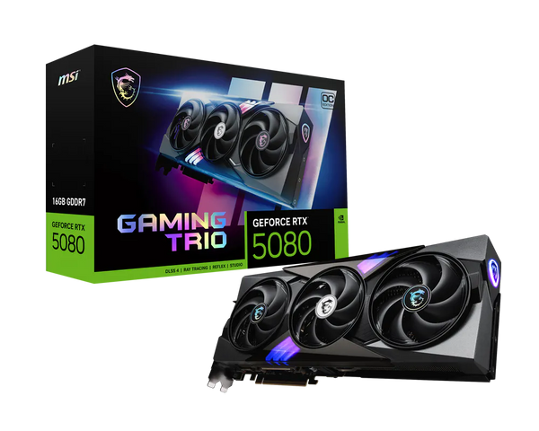 MSI GEFORCE RTX 5080 16GB GAMING TRIO OC EDITION