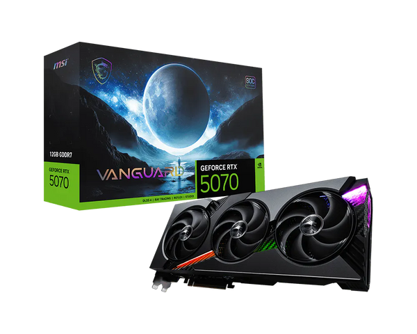 MSI GEFORCE RTX 5070 12GB VANGUARD SOC