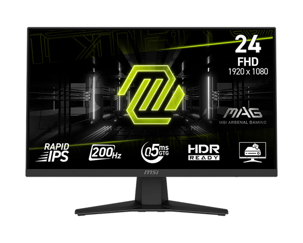 MSI MAG 244F 24" FHD 200Hz 0.5MS RAPID IPS PANEL