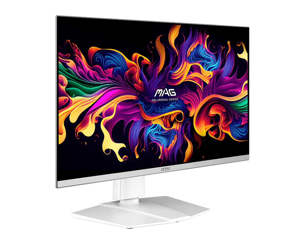 MSI MAG 272QPW QD-OLED X28 27″ WQHD 280Hz 0.03ms QD-OLED PANEL - WHITE