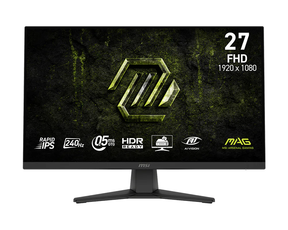 MSI MAG 272F X24 27" FHD 240HZ 0.5MS RAPID IPS PANEL