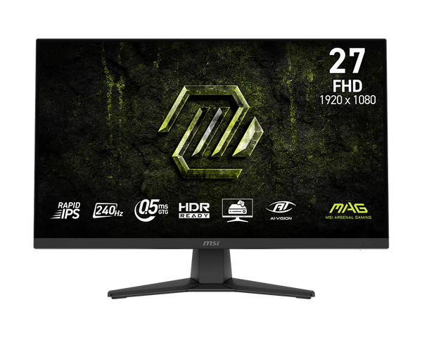 MSI MAG 272F X24 27" FHD 240HZ 0.5MS RAPID IPS PANEL