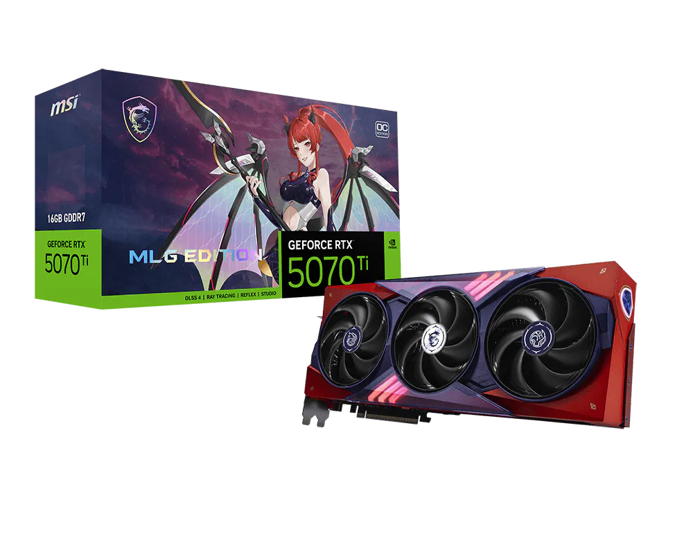 MSI GEFORCE RTX 5070 TI 16GB MLG OC EDITION