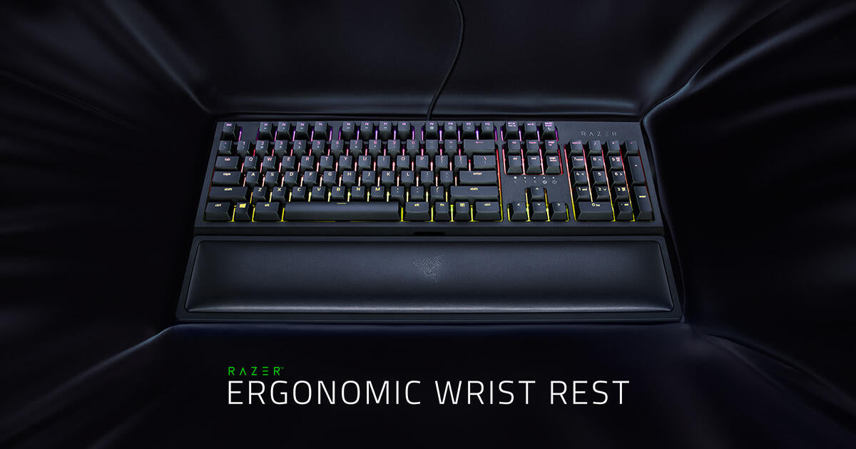 RAZER ERGONOMIC WRIST REST FULL‑SIZED