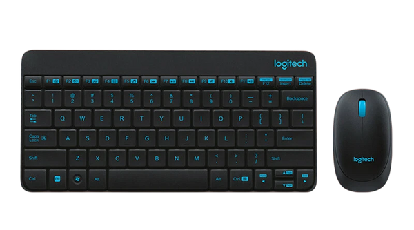 LOGITECH MK245 NANO BLACK BLUE WIRELESS