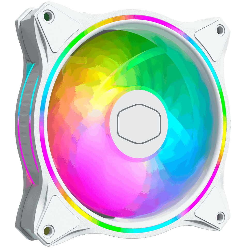 COOLER MASTER MASTERFAN MF140 HALO - WHITE