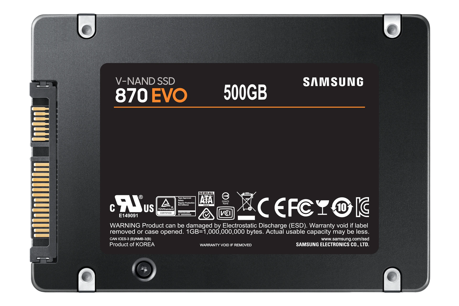 SAMSUNG 870 EVO 500GB SSD
