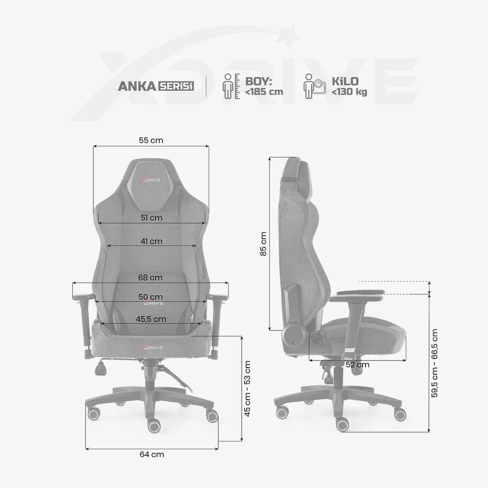 XDRIVE ANKA - GREY FABRIC