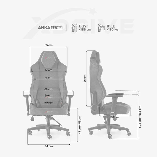 XDRIVE ANKA - GREY FABRIC