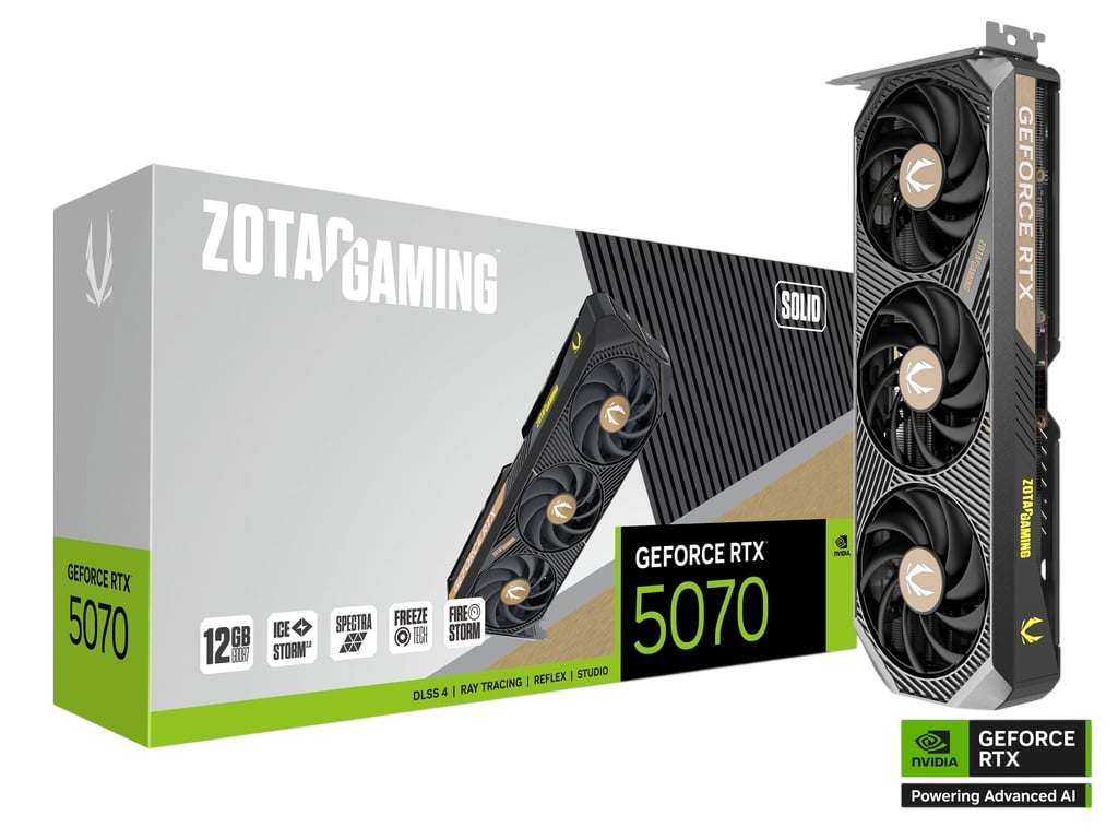 ZOTAC GEFORCE RTX 5070 12 GB SOLID