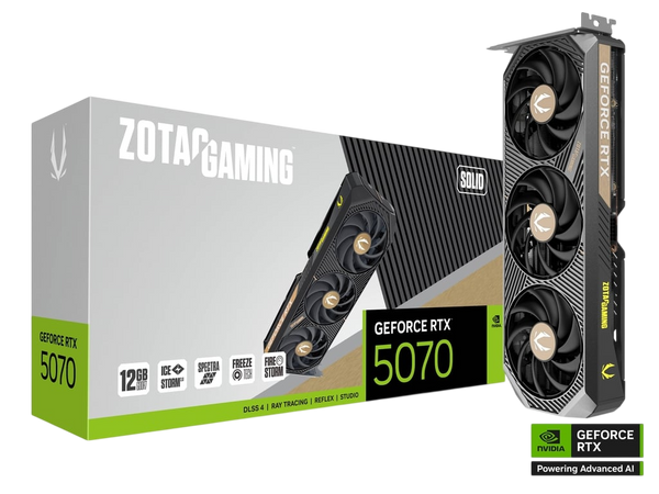 ZOTAC GEFORCE RTX 5070 12 GB SOLID