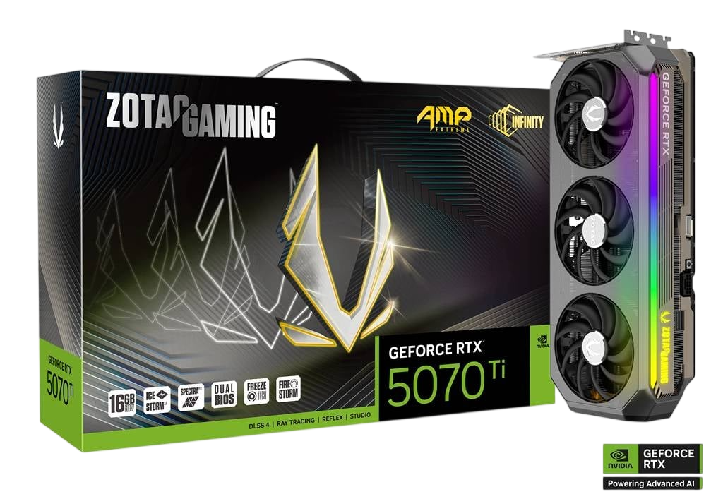 ZOTAC GEFORCE RTX 5070 TI 16GB AMP EXTREME INFINITY