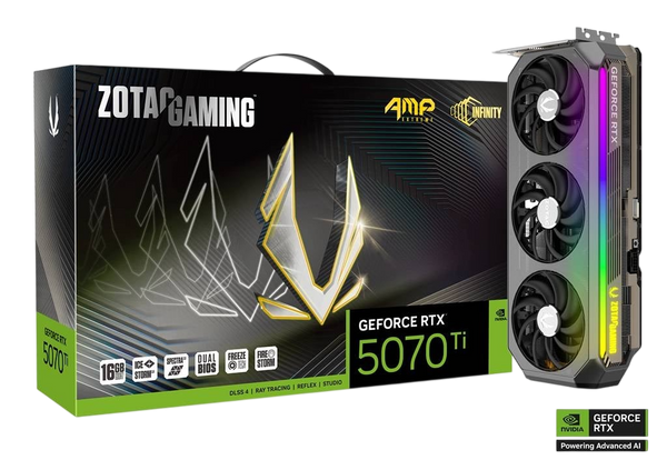 ZOTAC GEFORCE RTX 5070 TI 16GB AMP EXTREME INFINITY
