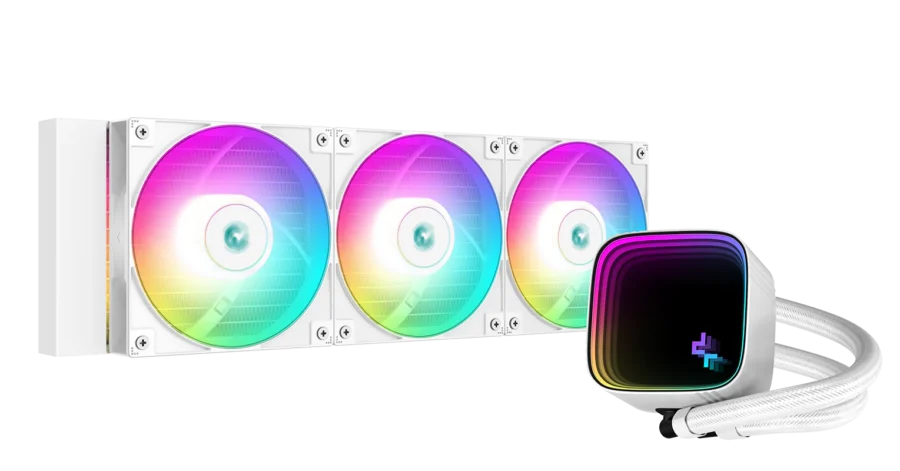 DEEPCOOL LS720 SE 360MM ARGB LIQUID CPU COOLER WHITE - Image 2