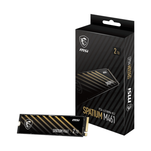 MSI SPATIUM M461 2TB PCIE 4.0 NVME M.2 SSD