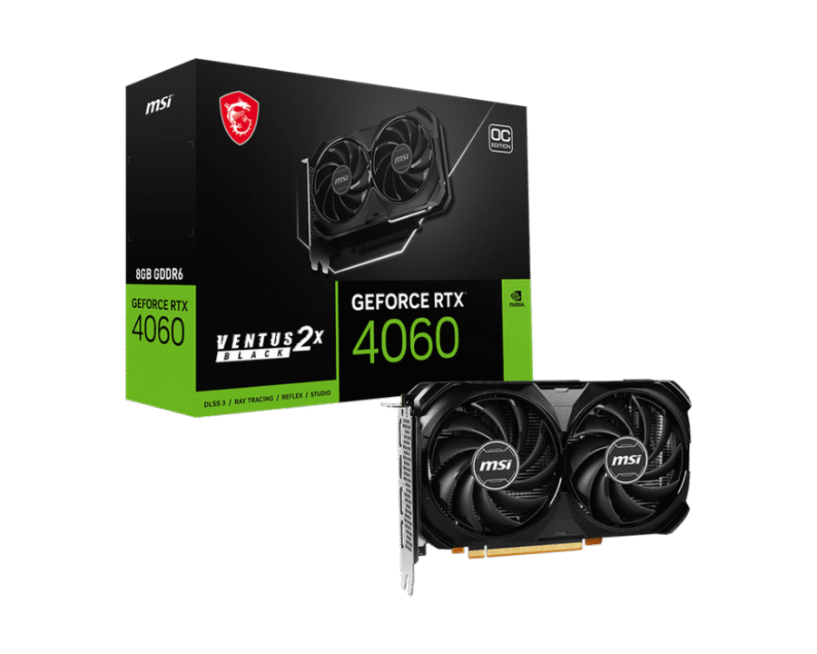 MSI VENTUS RTX 4060 8GB OC EDITION GRAPHICS CARD