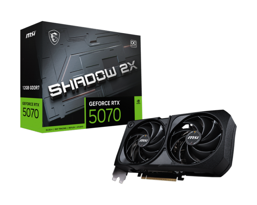 MSI SHADOW RTX 5070 12GB OC EDITION GRAPHICS CARD