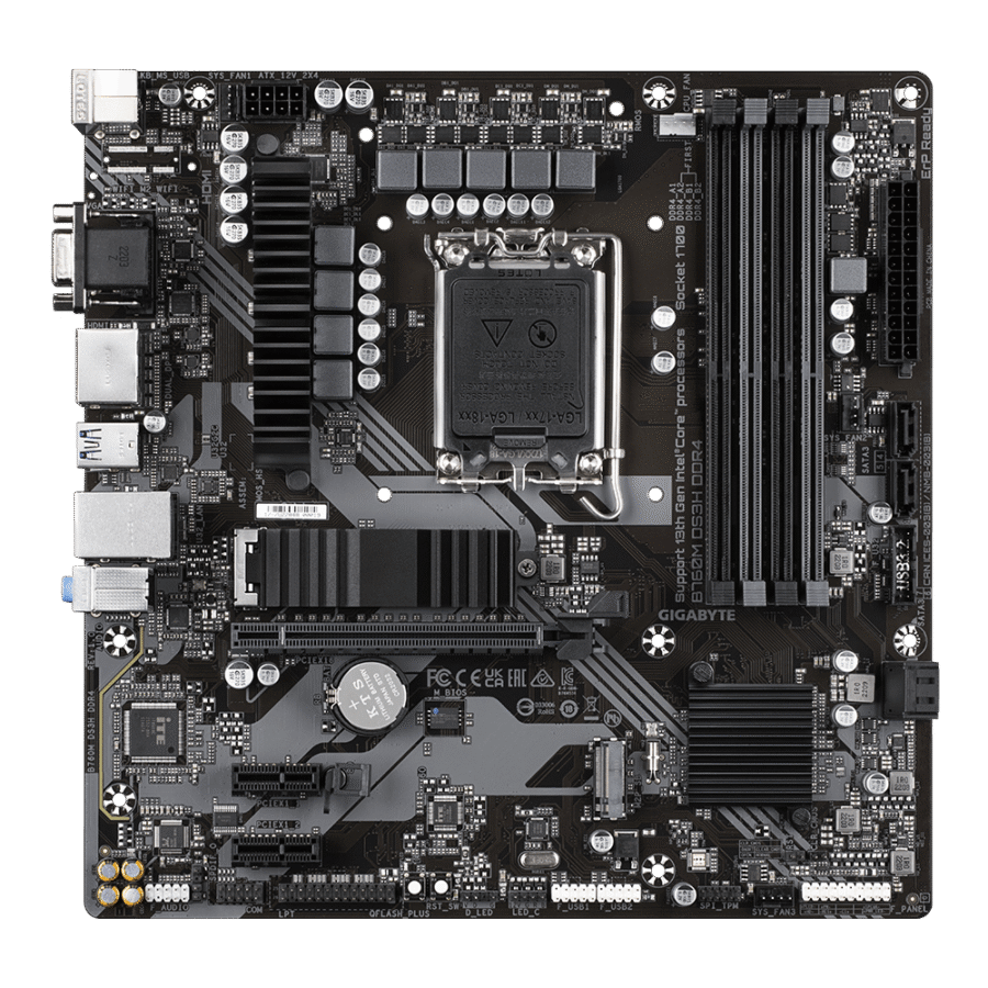 GIGABYTE B760M DS3H DDR4 INTEL DDR4 MOTHERBOARD LGA 1700 - Image 3
