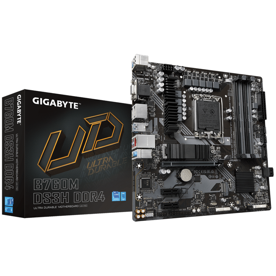GIGABYTE B760M DS3H DDR4 INTEL DDR4 MOTHERBOARD LGA 1700