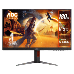 AOC 27G40 GAMING MONITOR 27' FHD 180Hz 0.5ms IPS PANEL NVIDIA G-SYNC