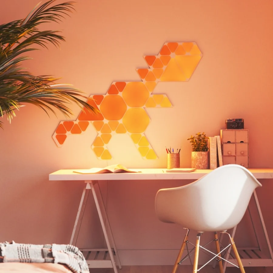 NANOLEAF SHAPES MINI TRIANGLES SMART RGBW LIGHT PANELS - Image 2