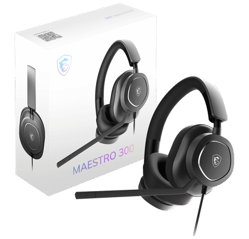 MSI MAESTRO 300 BLACK GAMING HEADSET