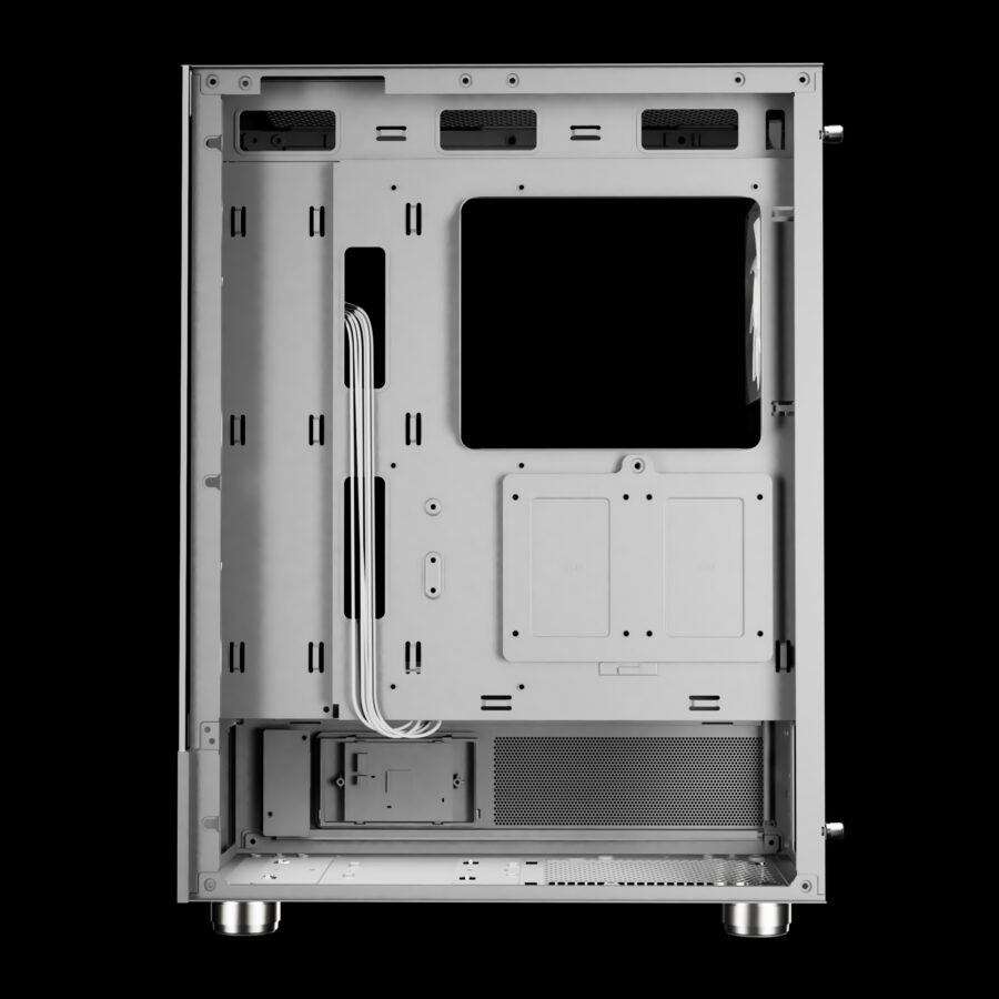 GAMDIAS ATLAS E1 DIGITAL WHITE MID TOWER ARGB GAMING CASE - Image 5
