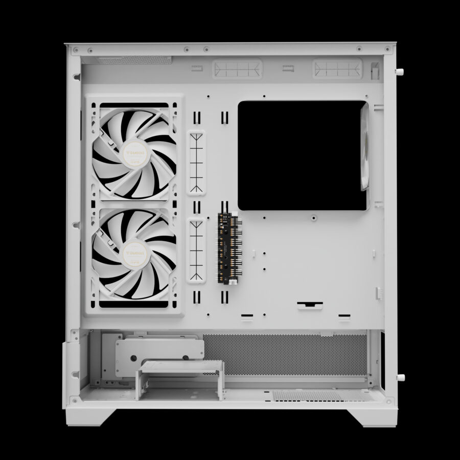 GAMDIAS ATLAS M1 DIGITAL WHITE MID TOWER ARGB GAMING CASE - Image 5